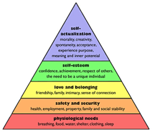 maslov's hierarch of needs