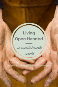 living open handed